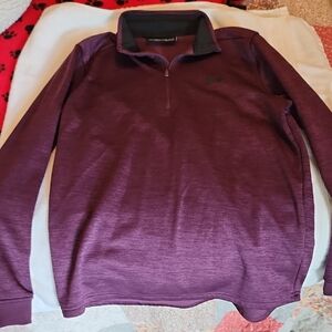 Under Armour Purple Fleece Quarter-Zip Hoodie